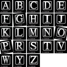 INITIAL LETTER CLIP ON