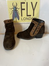 Fly London Leather Boots Size