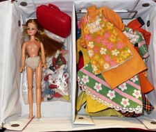 Vintage Palitoy Pippa Case Mixed Clothes & Shoes + Friend Tammie TLC Sold As