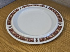 Vintage Steelite Empire Marina Red Raised 10" Serving Plate