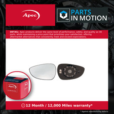 Mirror Glass fits FORD B-MAX 1.6 Left 12 to 17 N/S Passenger Side Door Apec New