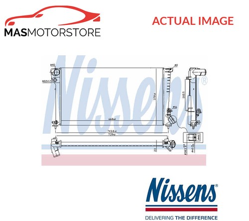 Engine cooling radiator - cooling,