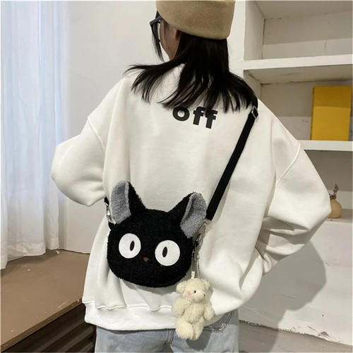 Kawaii black cat - kawaii, plush
