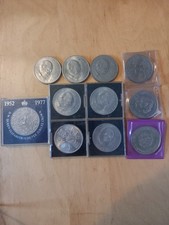11x British 25p/5 Shillings Commemorative Coin Collection
