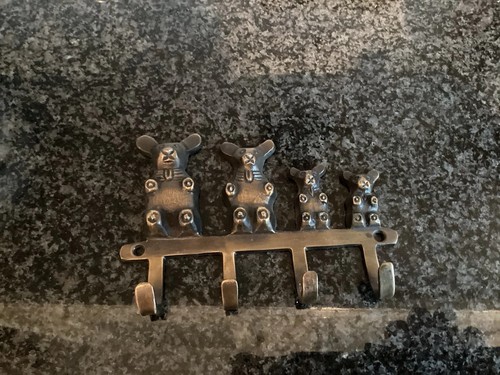Brass key holder wall mounted - key,