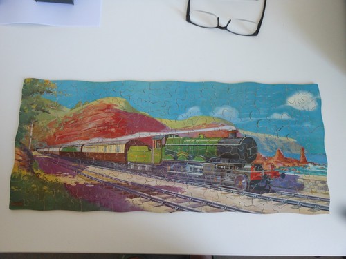 Vintage gwr wooden jigsaw - gwr,