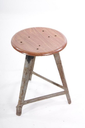 Old workshop chair stool - old,