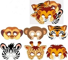 JUNGLE ANIMALS DRESS UP CARD