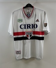 Sao Paulo Home Football Shirt 1998 Adults Large Adidas F652