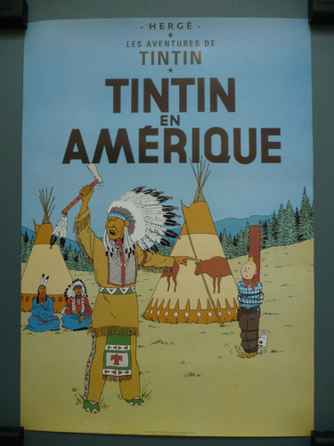 Tintin america poster hazan - in,