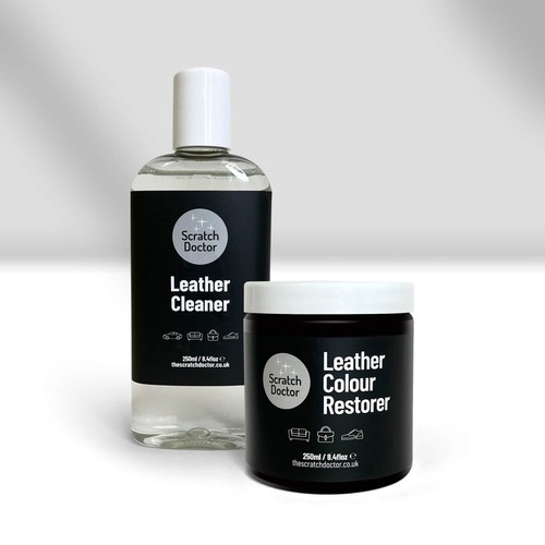 Black leather cleaner colour - leather,