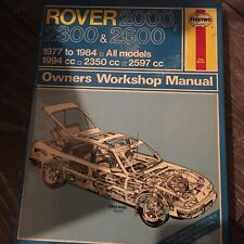 Rover 2000 2300 2600 SD1