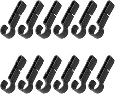 12 Pcs Hardhat Headlamp Clips