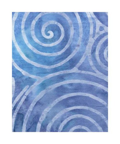 Hand painted sari quilt - hand-painted,