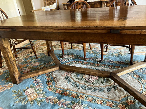 Rectangular dark wood - wood, dining