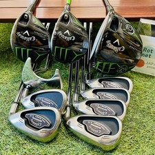 Callaway RAZR Fit X 1w 3w 5w X-16 Iron 56789Pw 10Pcs RH S/SR Flex Golf Japan