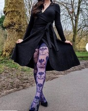Snag Tights Grimoire Navy Size