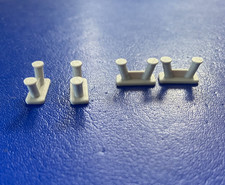 Angled Bollard 15mm x 8mm pack of 4 Model Boat Ship Fittings Dioramas