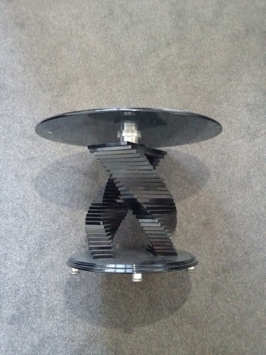Modern black glass coffee - black,