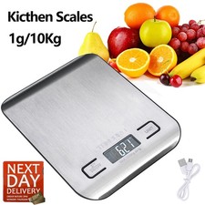 Digital 1g / 10kg Kitchen Scales Electronic Food Weight Balance LCD Postal Scale