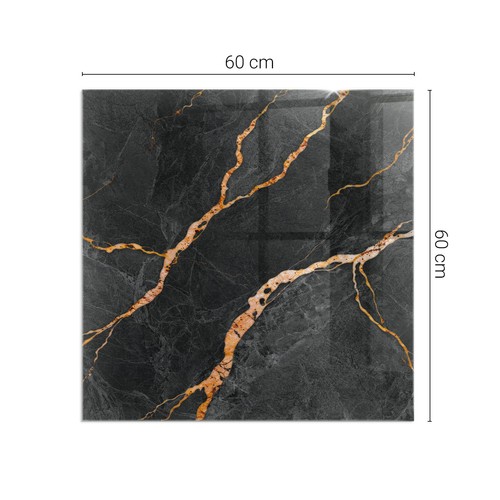 Glass hearth plate for wood - hearth,