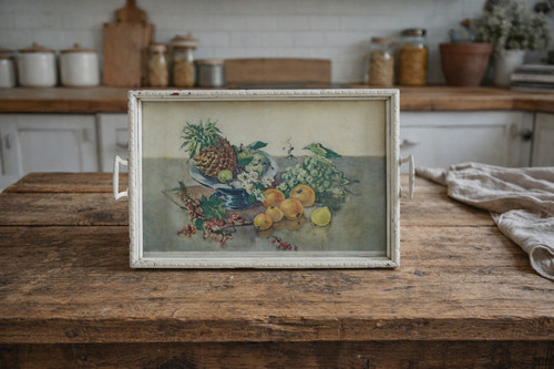 Shabby chic serving tray - chic,
