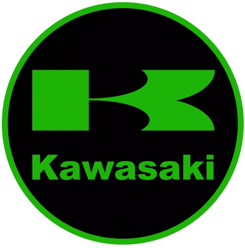Kawasaki logo classic sticker - logo,