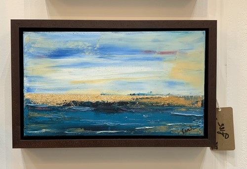 Framed abstract original oil - framed,