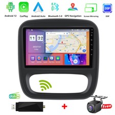 For Vauxhall Vivaro B 2014~2018 Car Radio Stereo Android 12 GPS Sat Nav+DAB+CAM