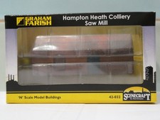 SceneCraft 42-032 N Gauge Hampton Heath Colliery Saw Mill - Rare Graham Farish