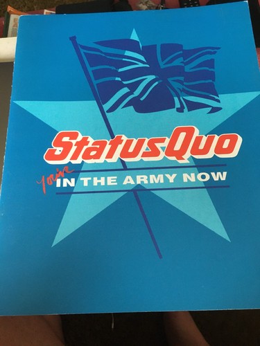 Status quo tour programme - quo,