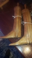 Antique Vintage Wooden English Riding Boot Trees 