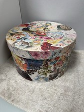Vintage Hat Box Decoupage