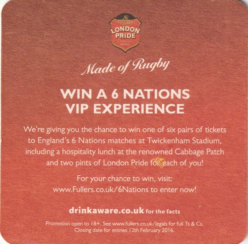 Beer mat fullers - -,