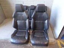 Range Rover Evoque Seats Set of Electric Black Leather L538 2016 to 2018