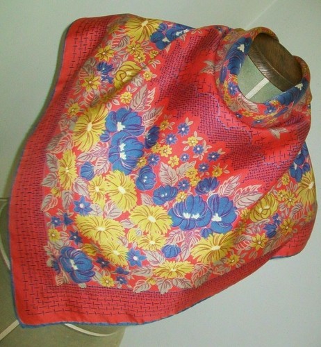 Vibrant pretty vintage silk - vibrant,