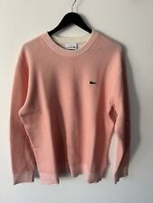 Men’s Lacoste Pink Sweater Sweatshirt Size Medium