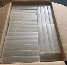 50  Empty VHS VIDEO TAPE STORAGE CASES Clear Up Cycle Retro Cheap Free Posting '