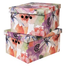 2pc Decorative Storage Boxes
