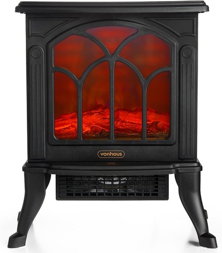 Electric fireplace log burning - fireplace,