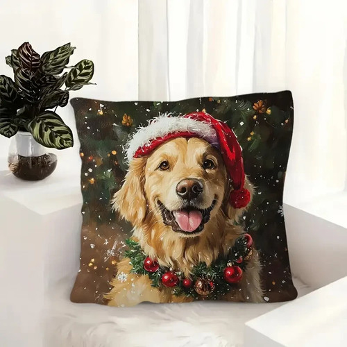 Christmas golden retriever - christmas,