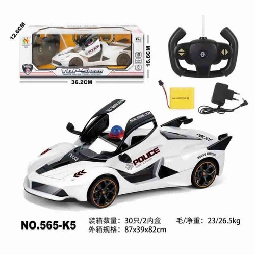 Police car 18 remote - rc, 1:18