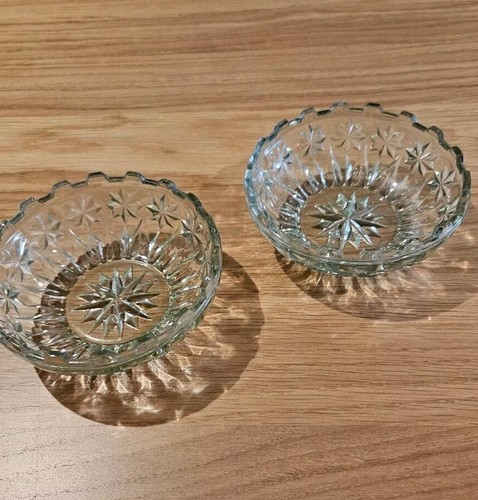 Vintage pressed glass - pressed,