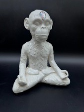 Meditating monkey ornament zen - monkey,
