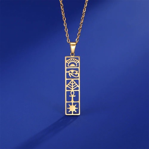 18kgold egyptian hieroglyph - 18kgold,