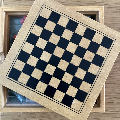 Vintage avon wood chessboard - avon,
