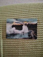 Philco Postcard A Stormy Sea Scarborough Posted 1917