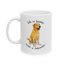 Labrador mug 11oz life - mug,