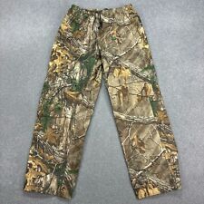 Realtree Trousers Adult Large Brown Carpenter Camo Workwear Lightweight Pant Men