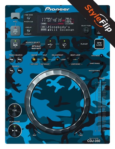 Pioneer cdj 350 skin camo - pioneer,